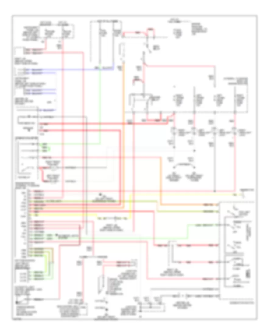 Headlights Wiring Diagram for Toyota Corolla LE 2008