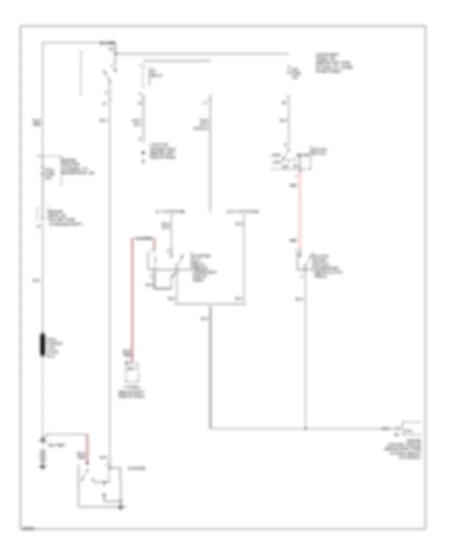 Starting Wiring Diagram, MT for Toyota Corolla LE 2008