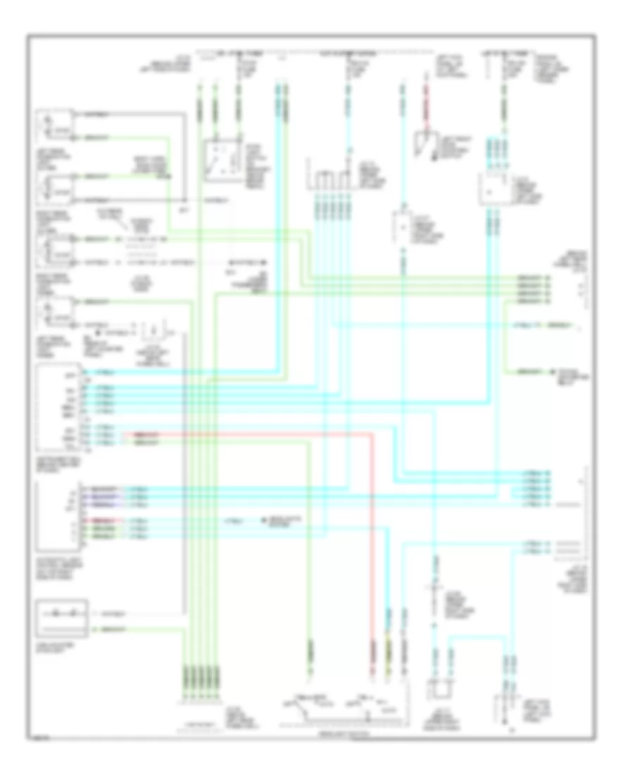 Exterior Lamps Wiring Diagram (1 of 2) for Toyota Land Cruiser 2002