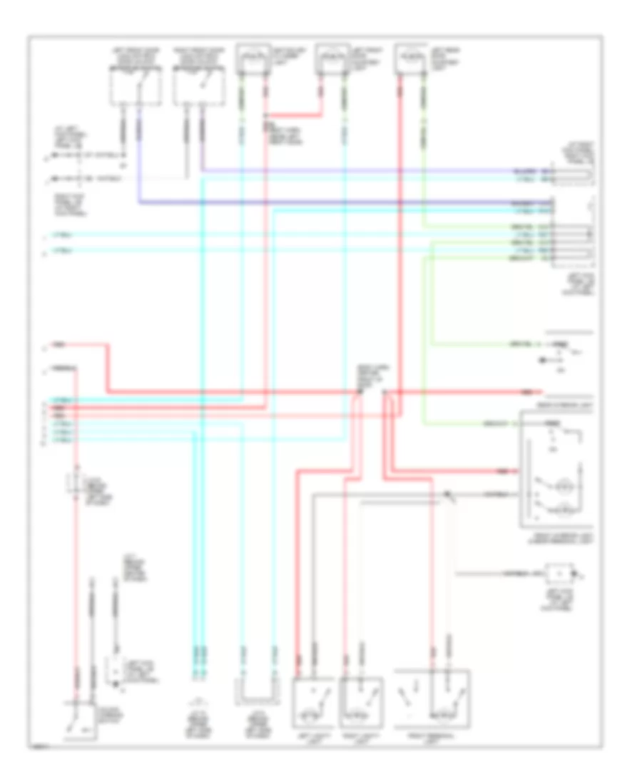 Courtesy Lamps Wiring Diagram 3 of 3 for Toyota Land Cruiser 2002