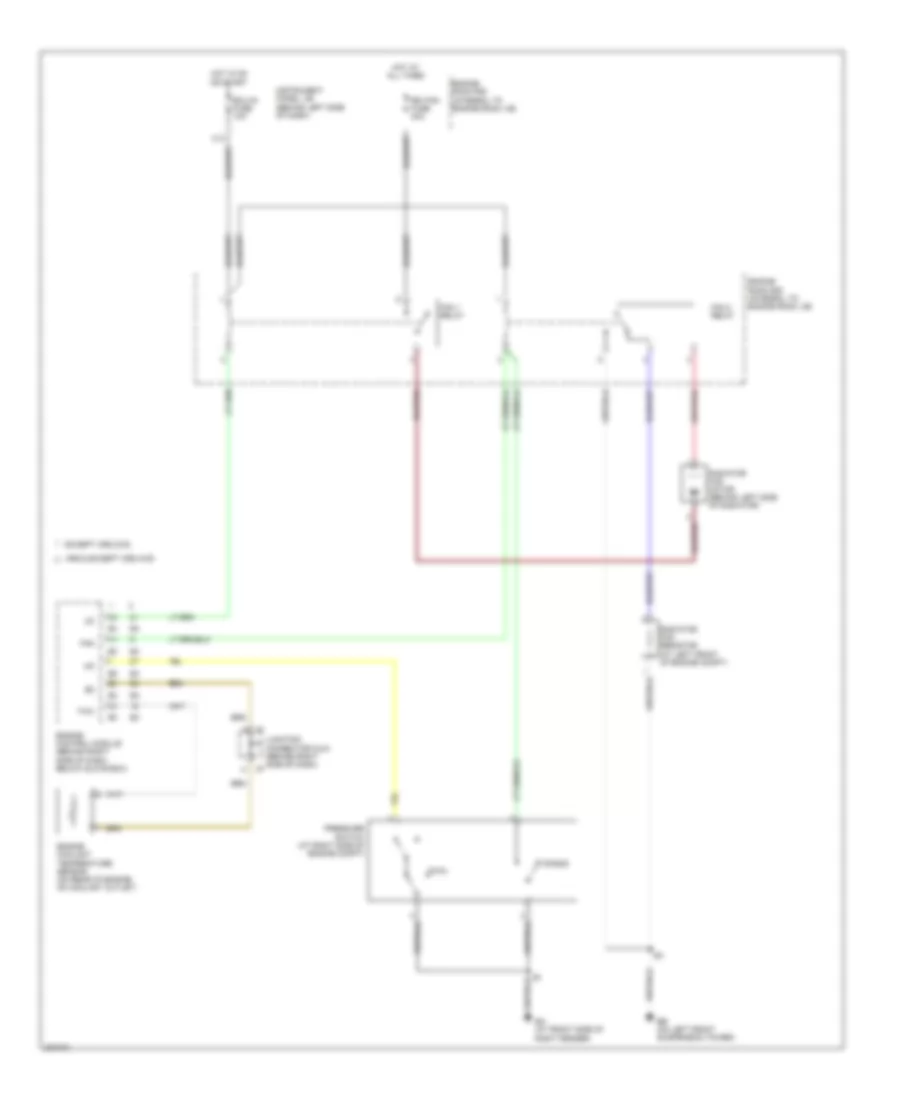 Cooling Fan Wiring Diagram for Toyota Matrix XRS 2006