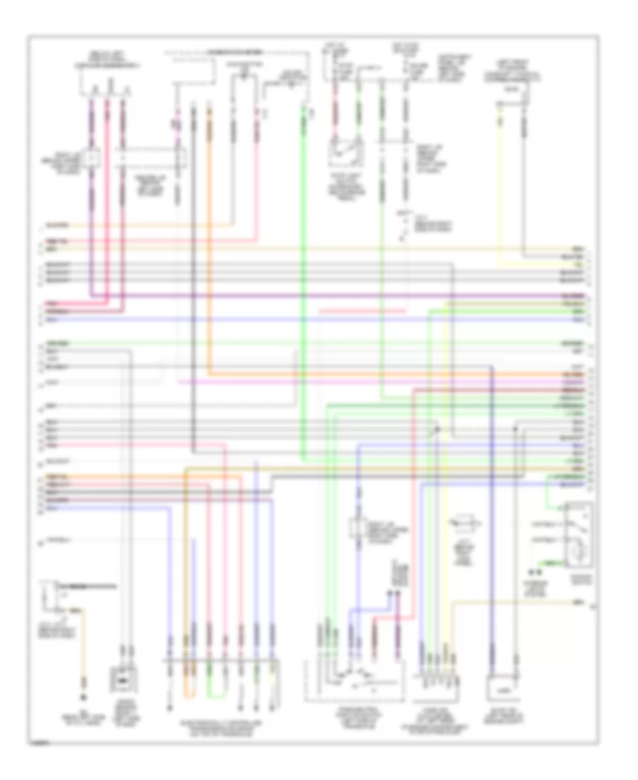 1 8L Engine Performance Wiring Diagram 4WD Except XRS 2 of 3 for Toyota Matrix XRS 2006