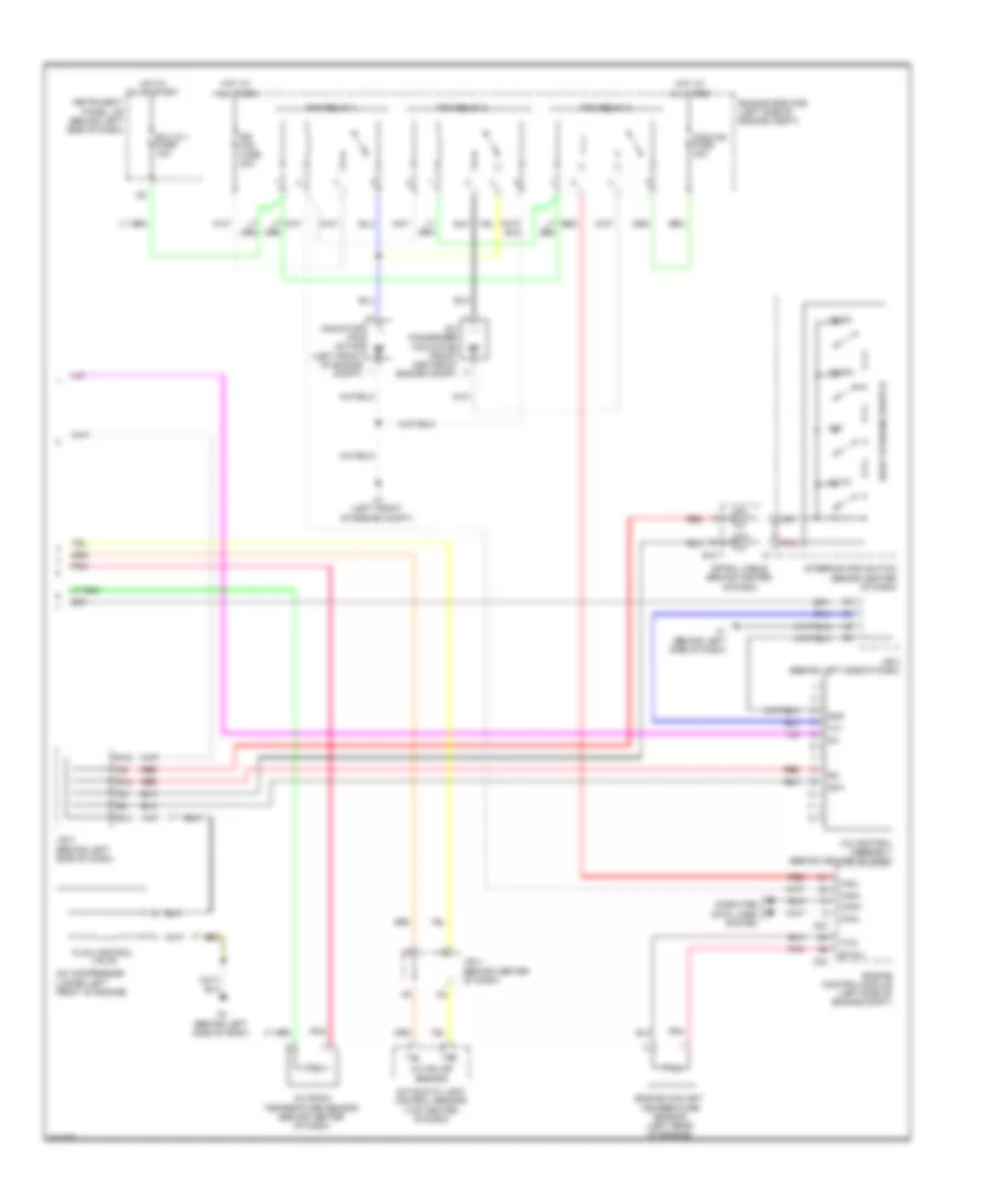 2.5L, Automatic AC Wiring Diagram, Except Hybrid (2 of 2) for Toyota Camry Hybrid 2010
