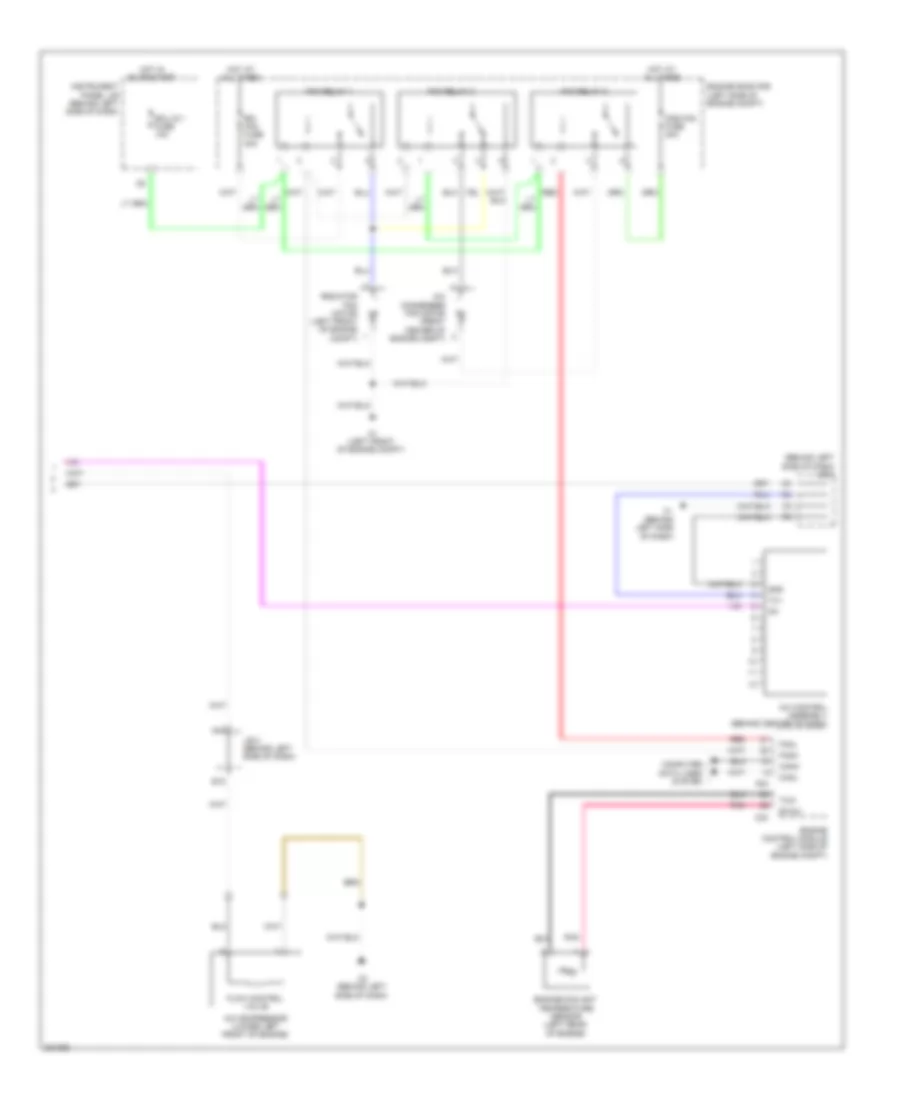 2.5L, Manual AC Wiring Diagram, Except Hybrid (2 of 2) for Toyota Camry Hybrid 2010