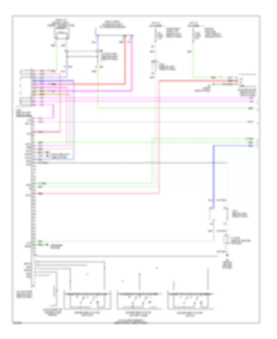 3.5L, Manual AC Wiring Diagram, Except Hybrid (1 of 2) for Toyota Camry Hybrid 2010