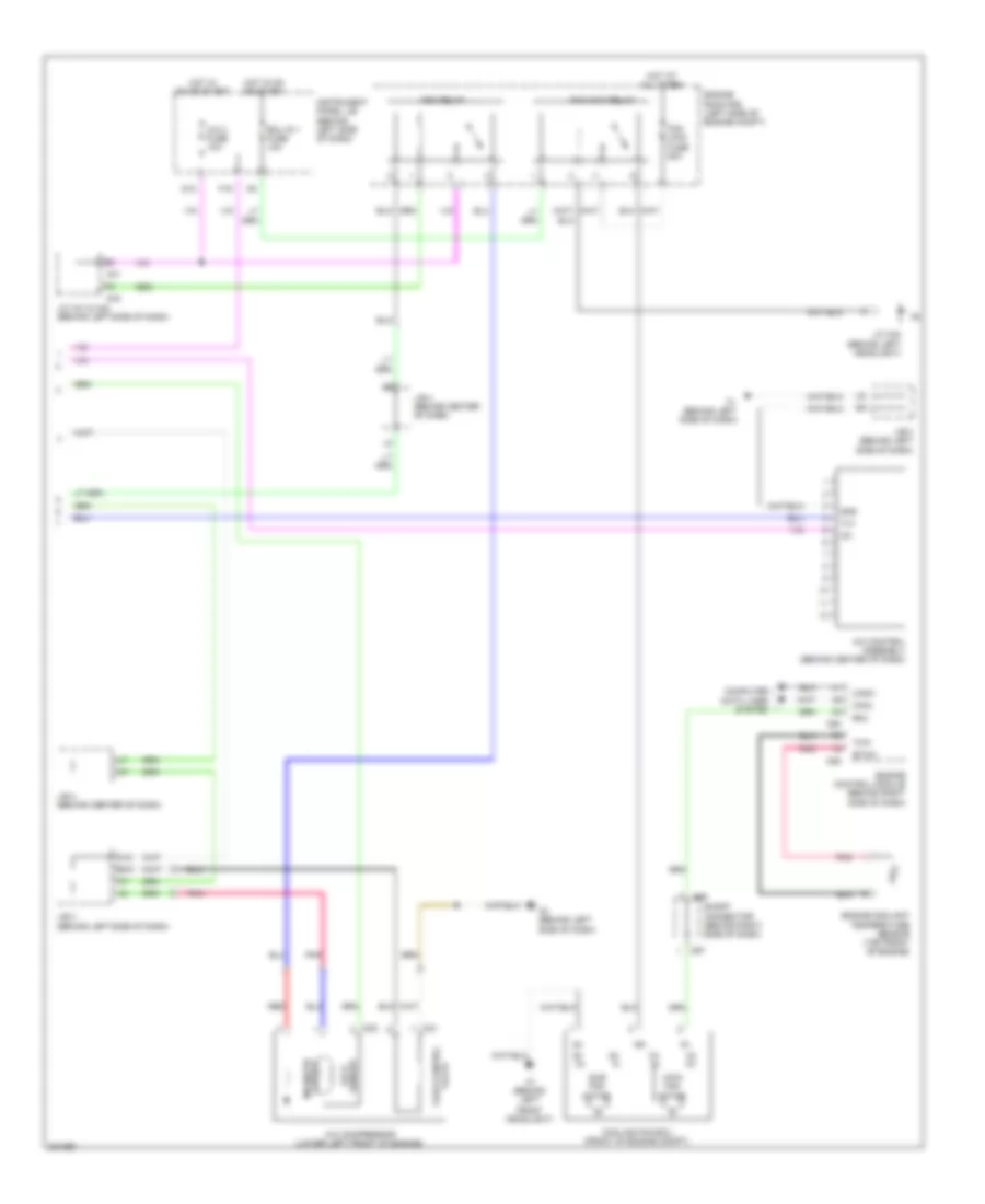 3.5L, Manual AC Wiring Diagram, Except Hybrid (2 of 2) for Toyota Camry Hybrid 2010