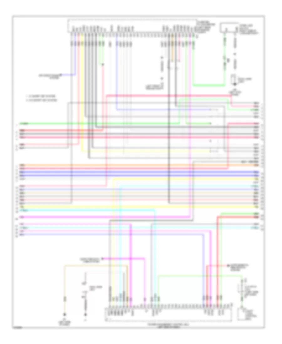 1.5L, Hybrid System Wiring Diagram (3 of 6) for Toyota Prius C 2014