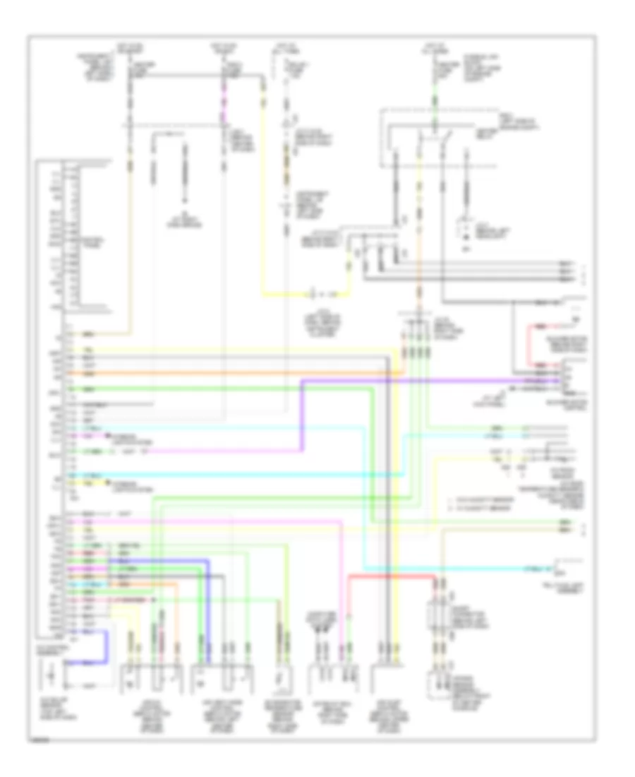 Automatic AC Wiring Diagram, Hybrid (1 of 2) for Toyota Highlander 2007