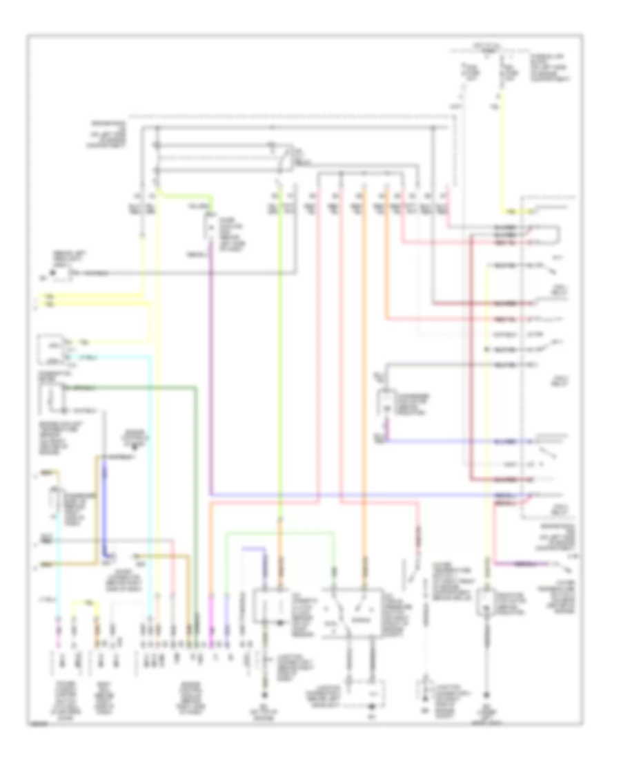 3 3L Automatic A C Wiring Diagram Except Hybrid 2 of 2 for Toyota Highlander 2007