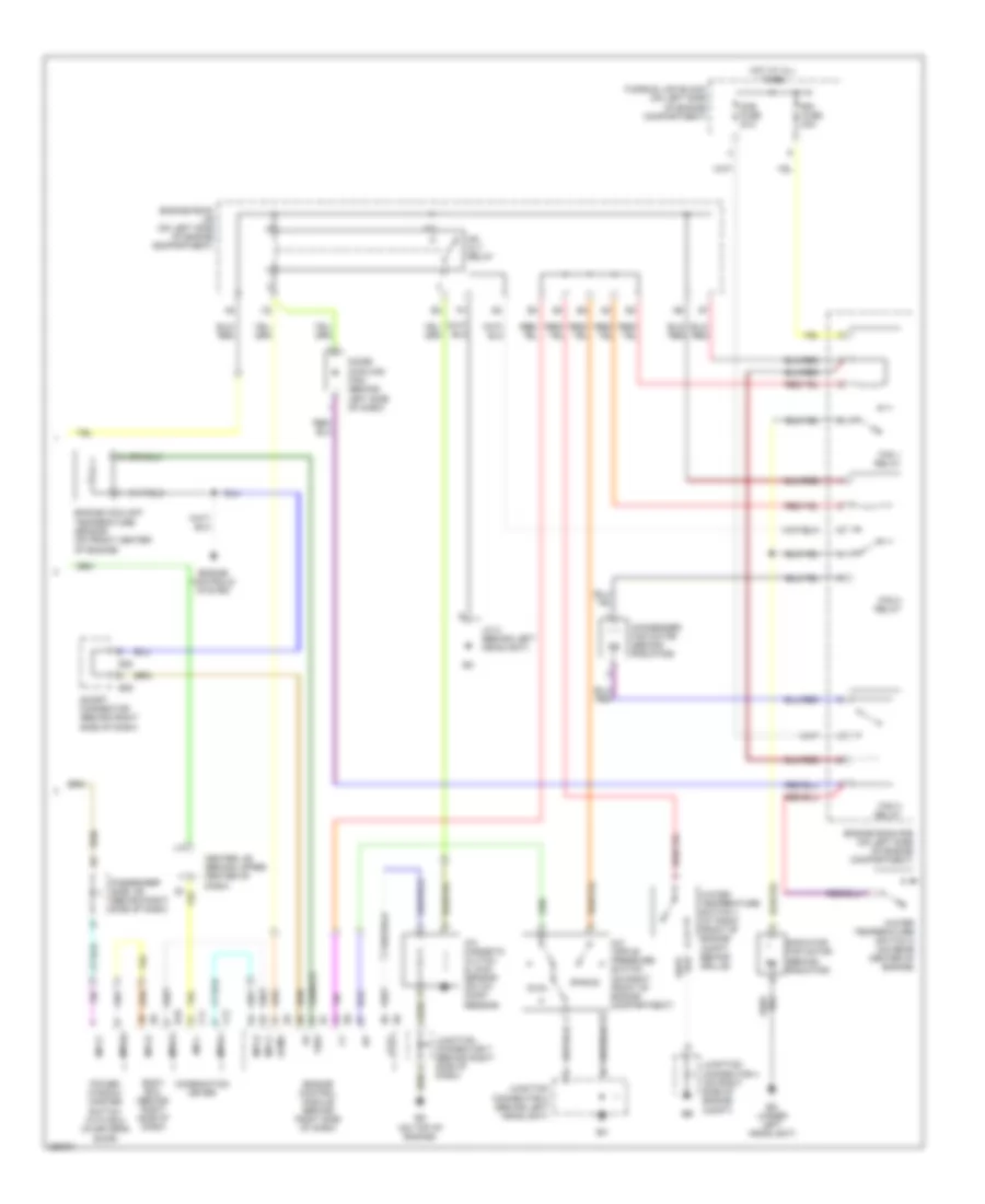 3 3L Manual A C Wiring Diagram Except Hybrid 2 of 2 for Toyota Highlander 2007