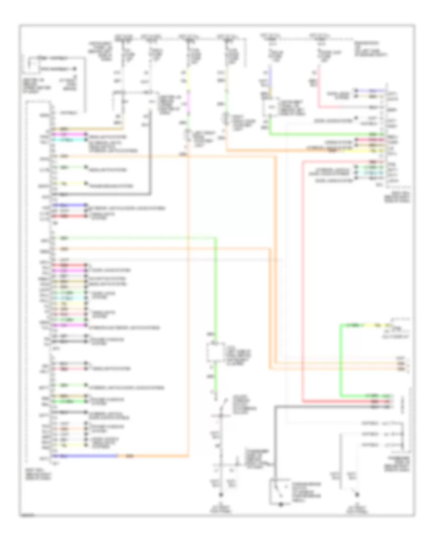Body Control Modules Wiring Diagram Except Hybrid 1 of 2 for Toyota Highlander 2007