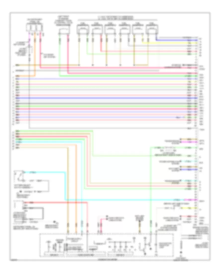 3.5L, Engine Performance Wiring Diagram (5 of 5) for Toyota Highlander 2009