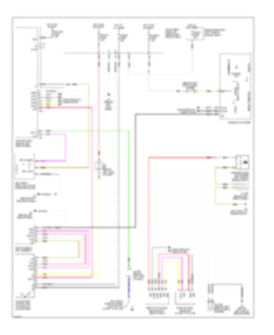 Power TopSunroof Wiring Diagram, Hybrid for Toyota Highlander 2009