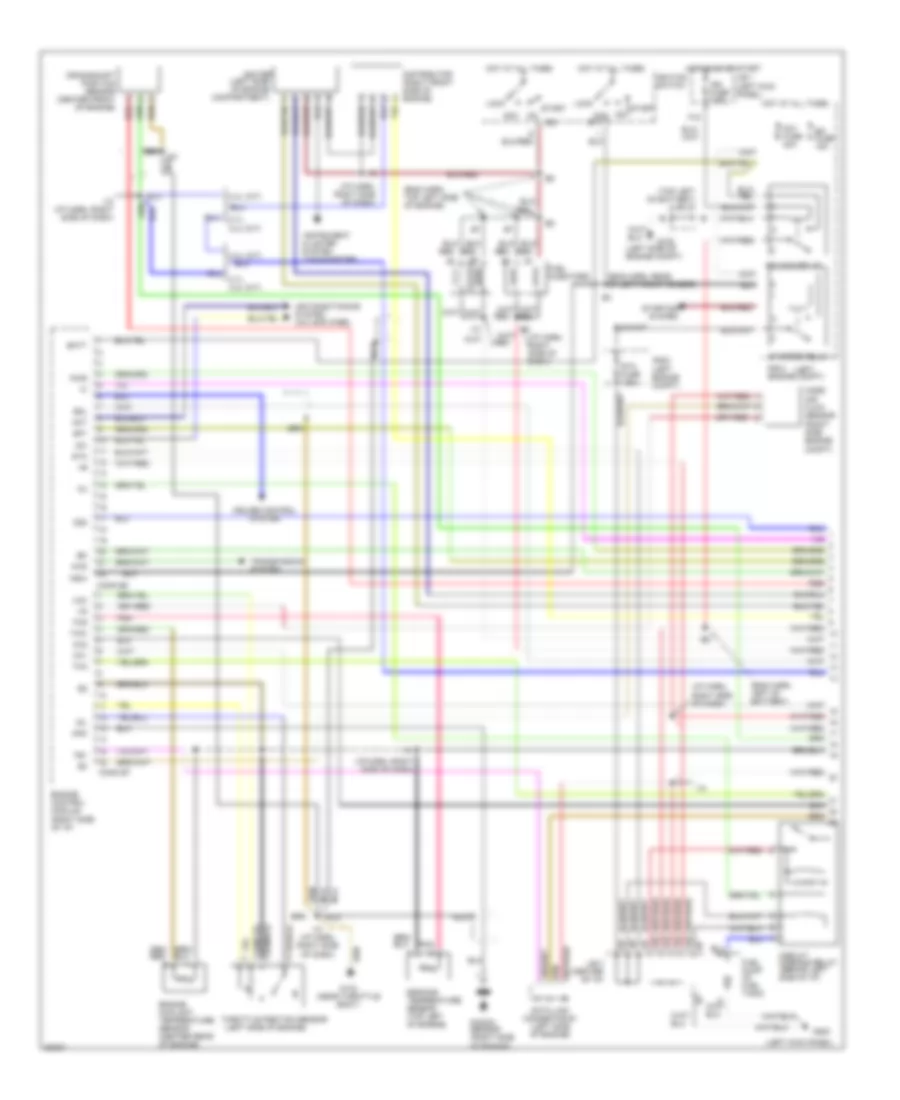2 4L Engine Performance Wiring Diagrams 1 of 2 for Toyota Tacoma 1996
