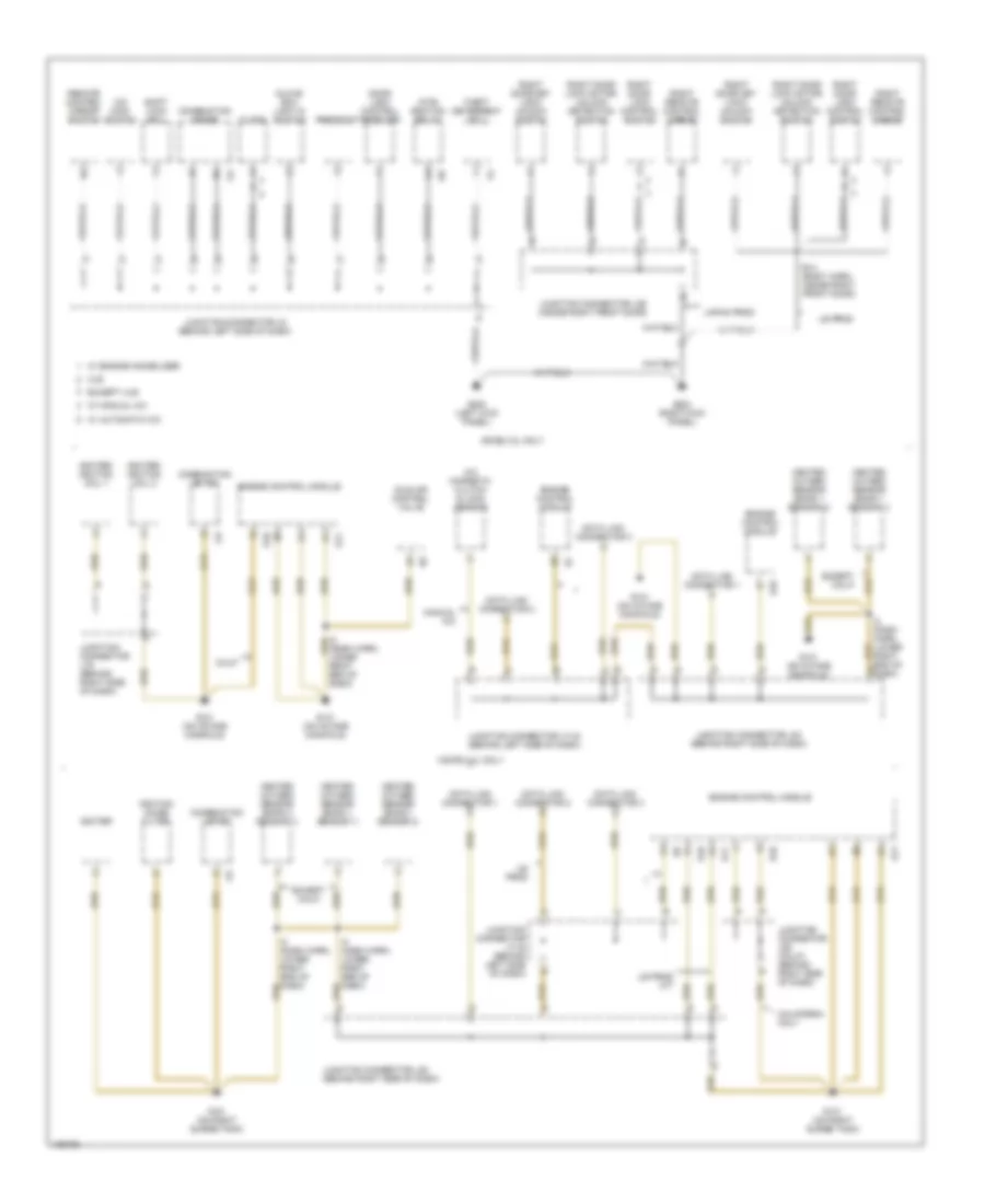 2 2L Ground Distribution Wiring Diagram 3 of 3 for Toyota Camry CE 2000