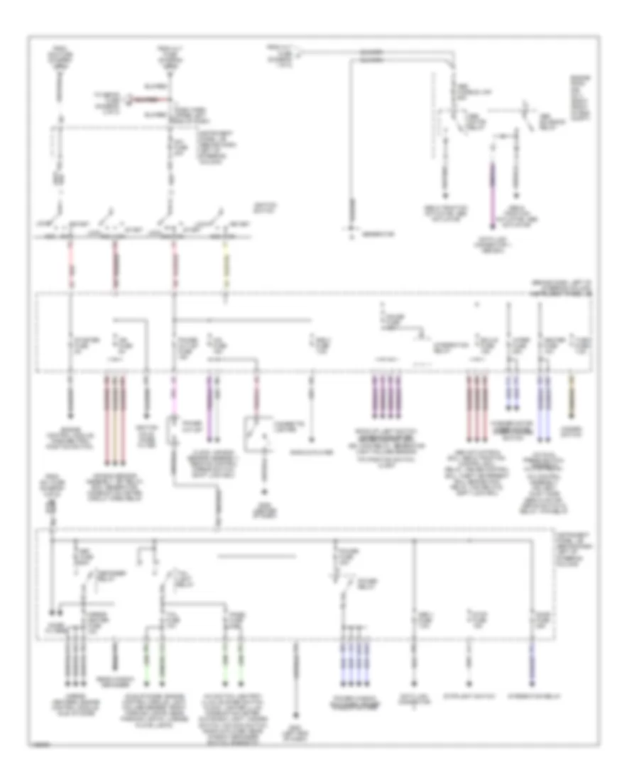 2 2L CNG Power Distribution Wiring Diagram 2 of 2 for Toyota Camry CE 2000