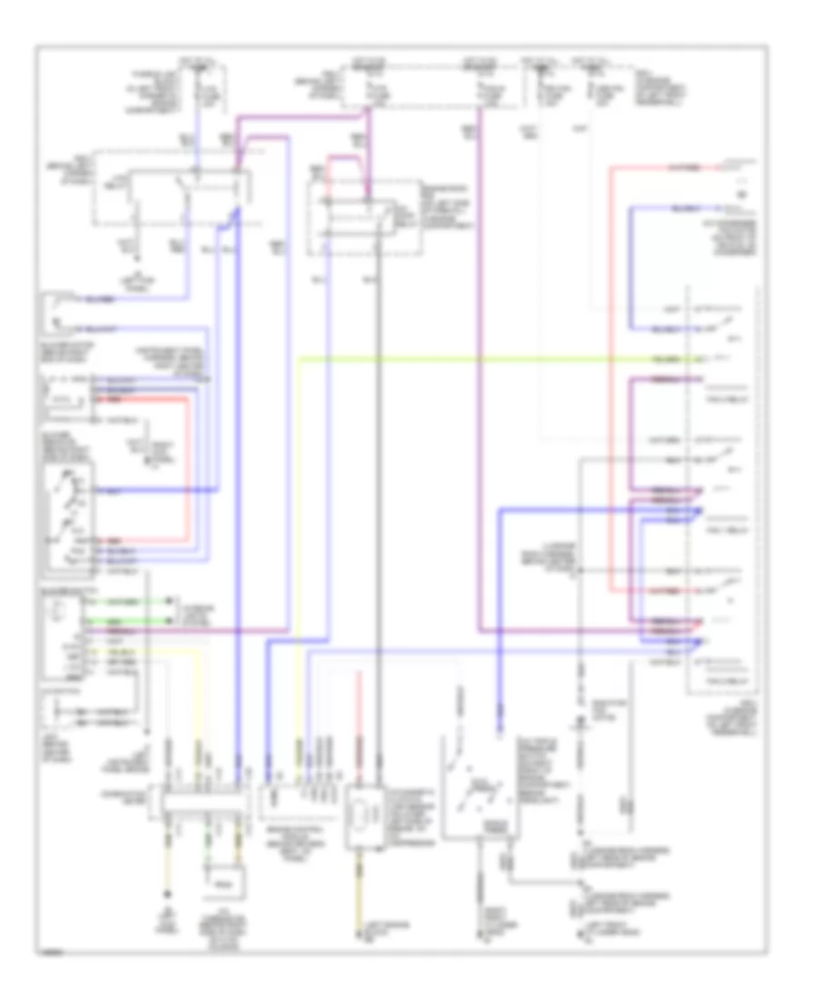 Manual AC Wiring Diagram for Toyota MR2 2002