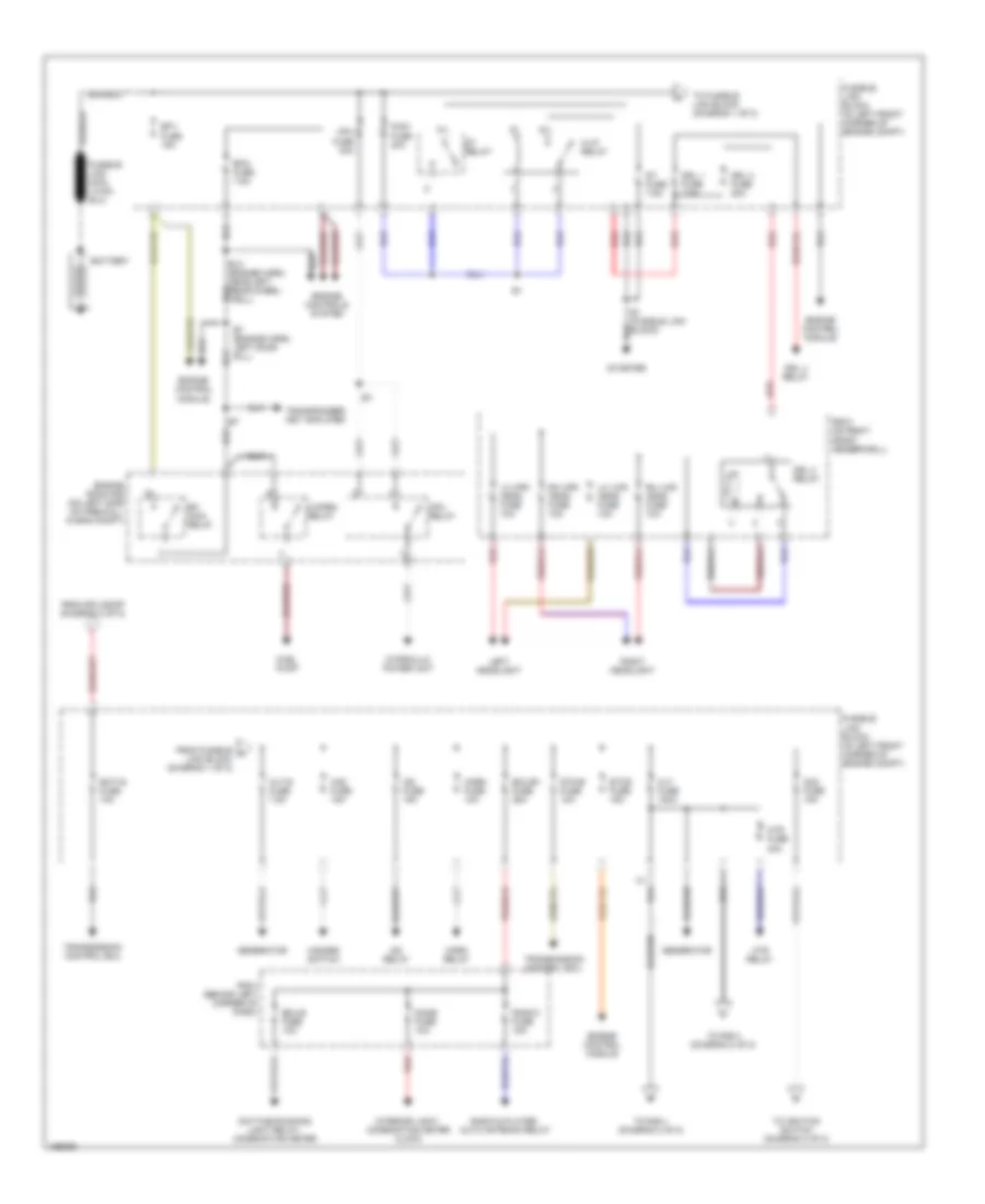 Power Distribution Wiring Diagram 1 of 2 for Toyota MR2 2002