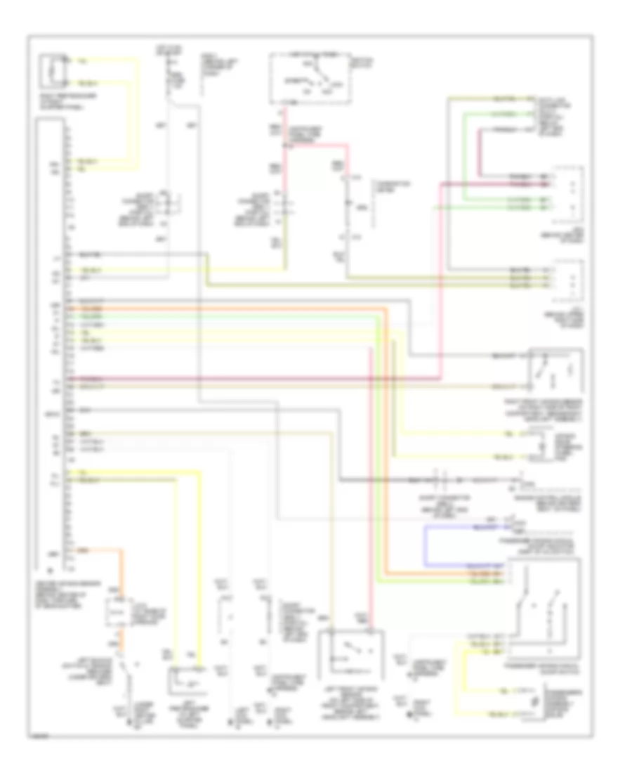 Supplemental Restraint Wiring Diagram for Toyota MR2 2002