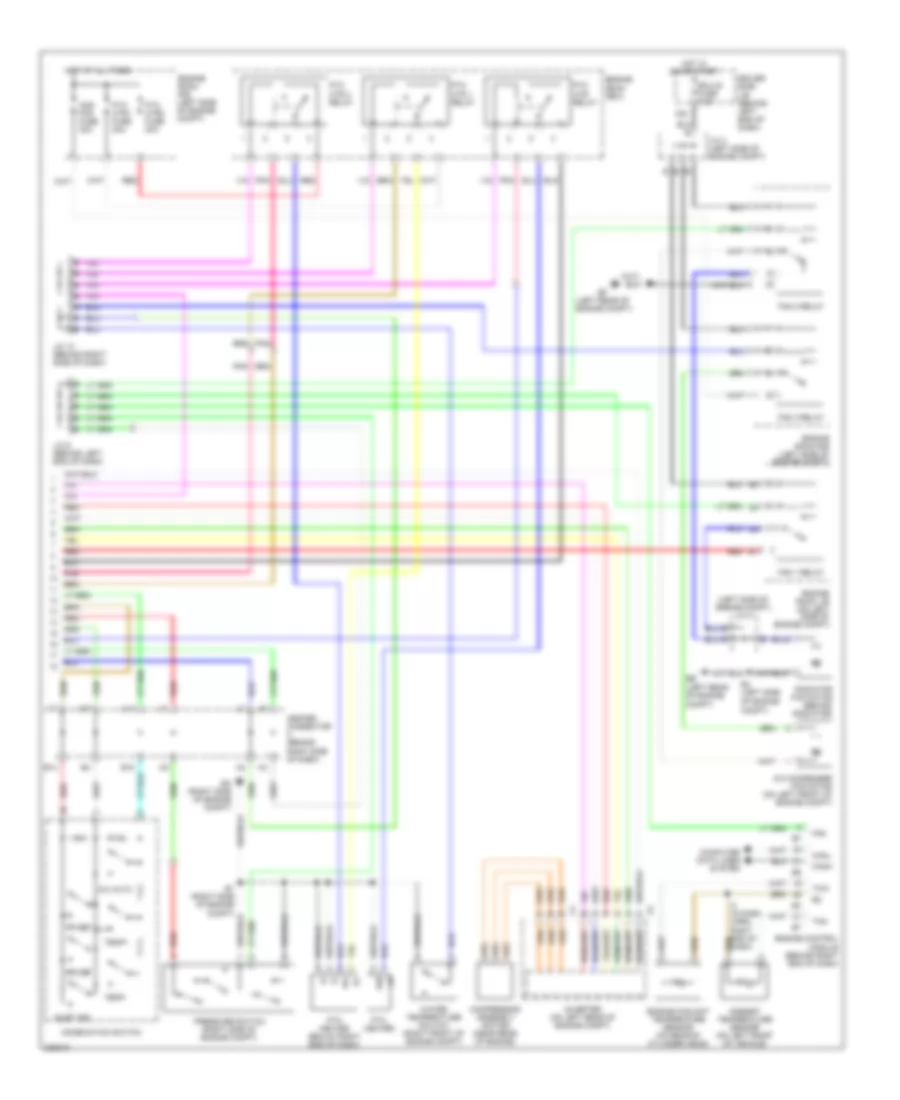 Automatic AC Wiring Diagram (2 of 2) for Toyota Prius 2006