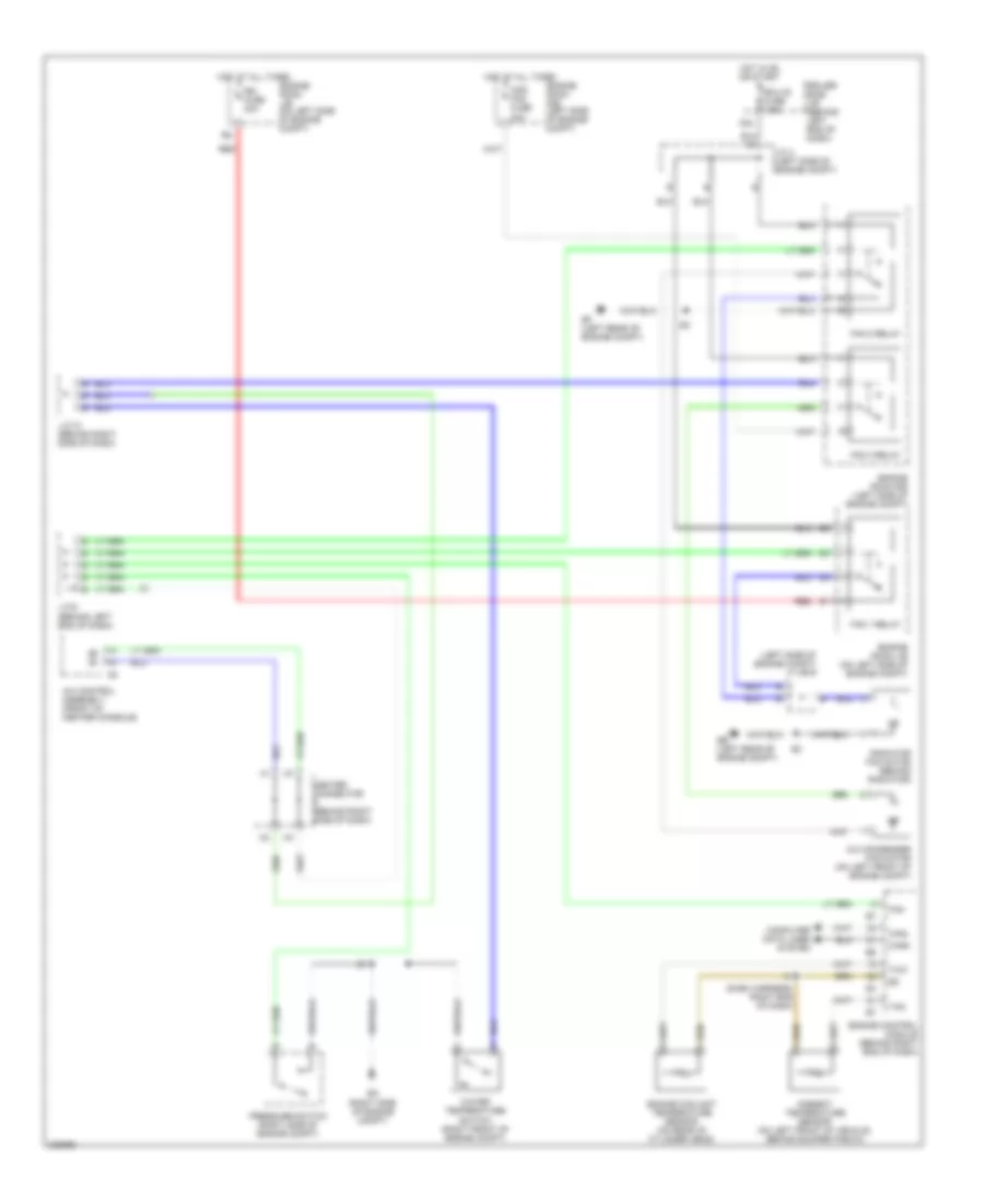 Cooling Fan Wiring Diagram for Toyota Prius 2006