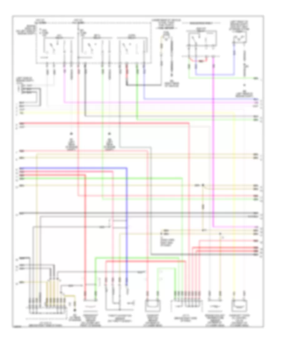 1.5L, Engine Controls Wiring Diagram (2 of 4) for Toyota Prius 2006