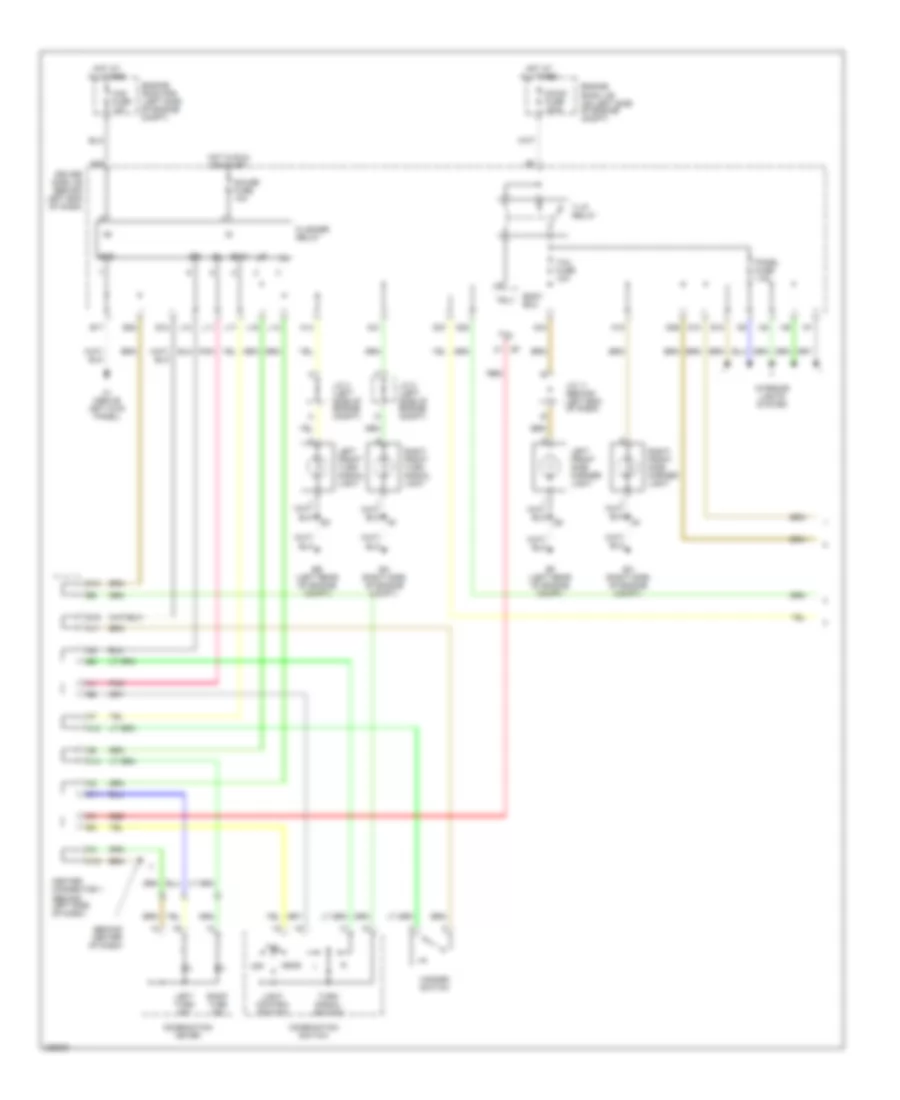 Exterior Lamps Wiring Diagram (1 of 2) for Toyota Prius 2006