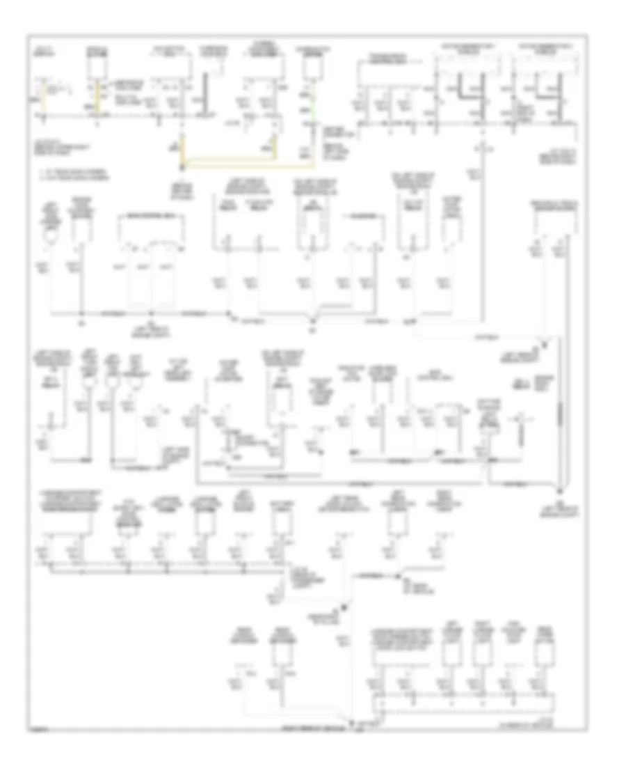 Ground Distribution Wiring Diagram 1 of 3 for Toyota Prius 2006