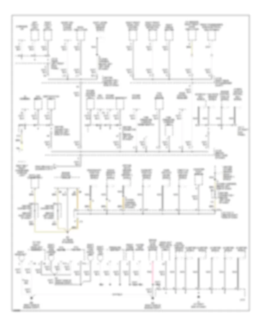 Ground Distribution Wiring Diagram (3 of 3) for Toyota Prius 2006