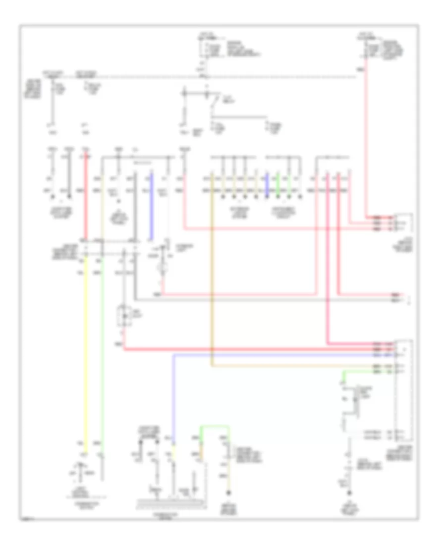 Courtesy Lamps Wiring Diagram 1 of 2 for Toyota Prius 2006