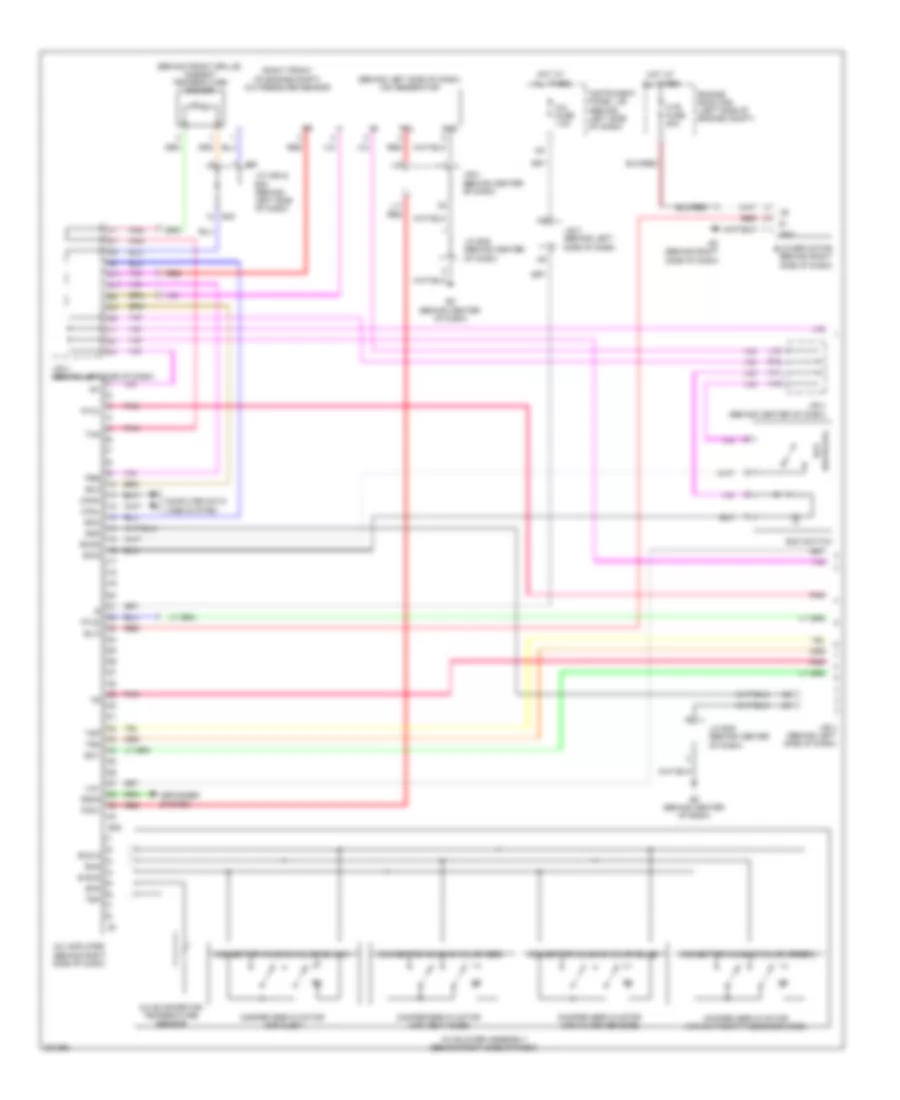 Электросхема кондиционера, Гибрид (1 из 3) для Toyota Camry LE 2010