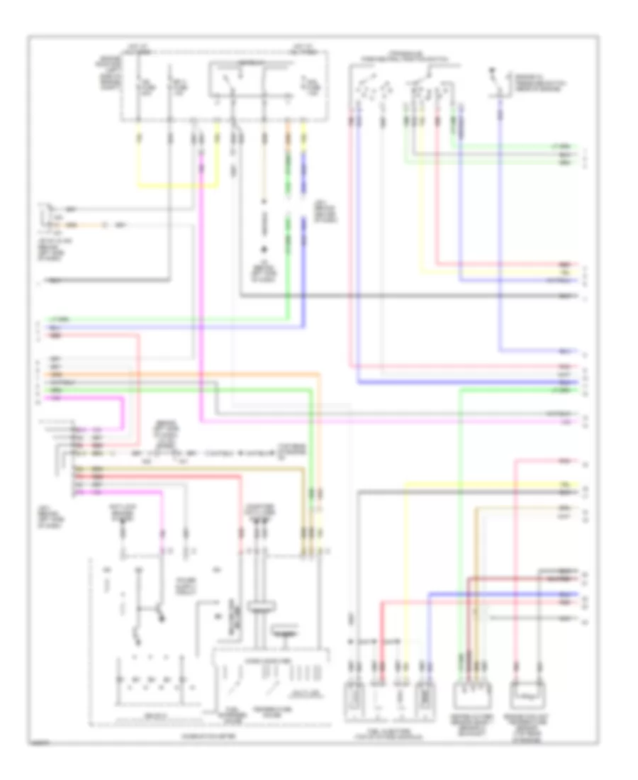 2.4L, Engine Performance Wiring Diagram (6 of 7) for Toyota Camry LE 2010