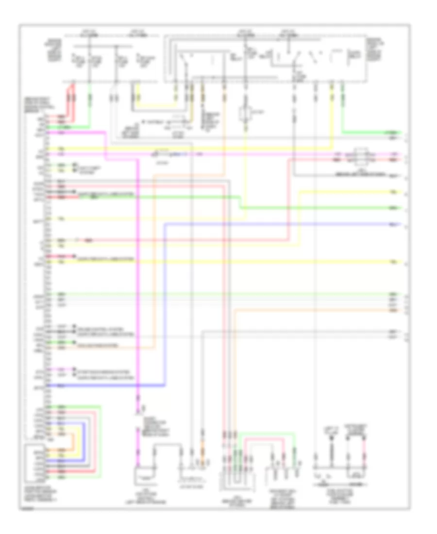 3.5L, Engine Performance Wiring Diagram (1 of 5) for Toyota Camry LE 2010