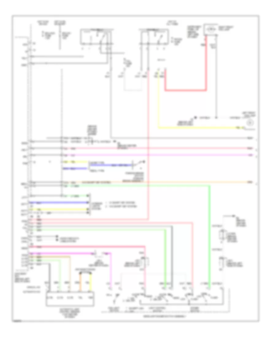 Headlights Wiring Diagram Except Hybrid 1 of 2 for Toyota Camry LE 2010