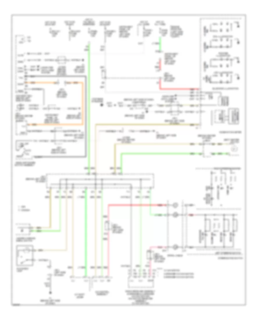 Instrument Illumination Wiring Diagram Hybrid for Toyota Camry LE 2010