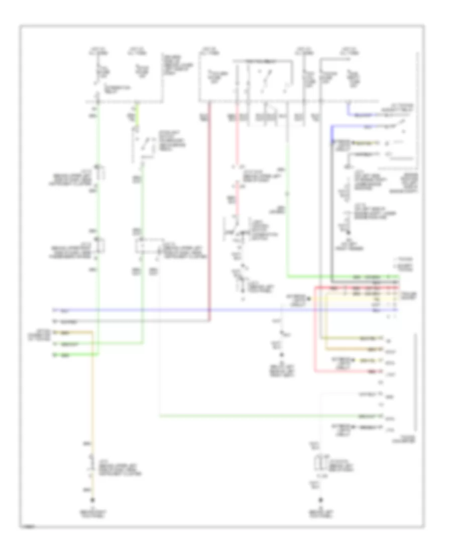 Trailer Tow Wiring Diagram for Toyota Tundra Limited 2003