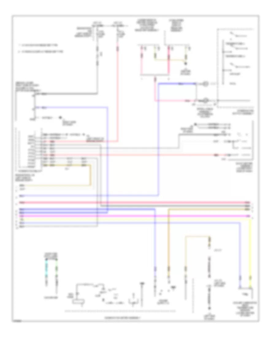 Automatic AC Wiring Diagram (2 of 3) for Toyota Prius V 2014