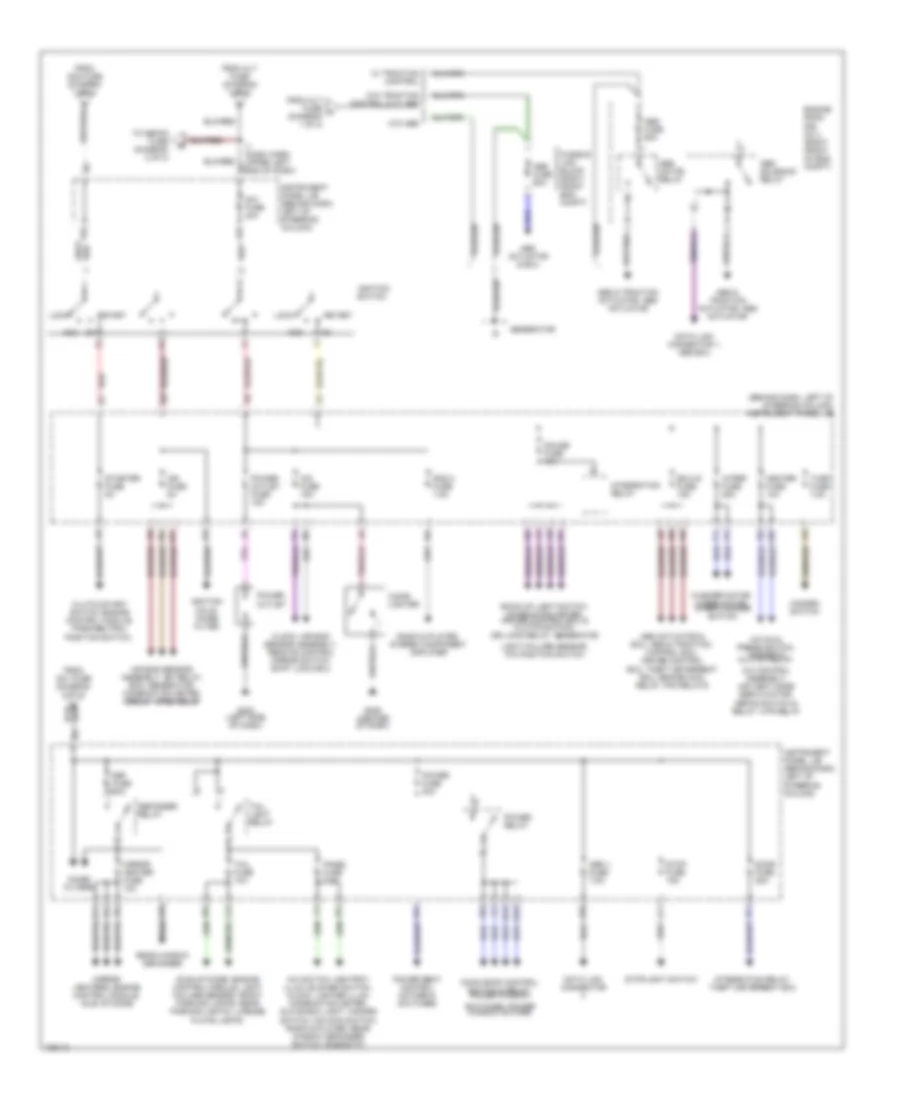 2 2L Power Distribution Wiring Diagram 2 of 2 for Toyota Camry LE 2000
