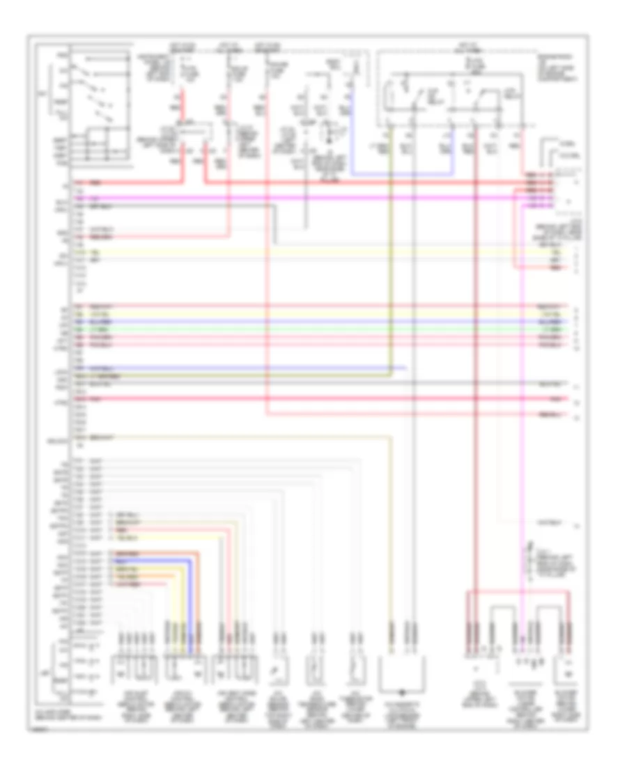 Automatic A C Wiring Diagram 1 of 2 for Toyota Prius 2002