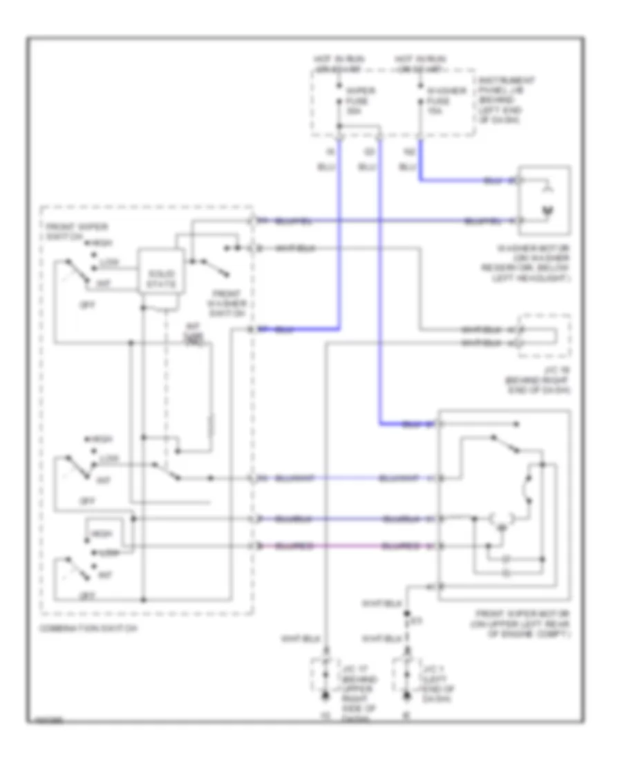 WIPER/WASHER – Toyota Prius 2002 – SYSTEM WIRING DIAGRAMS – Wiring diagrams  for cars Backup Camera Wiring Diagram Wiring diagrams