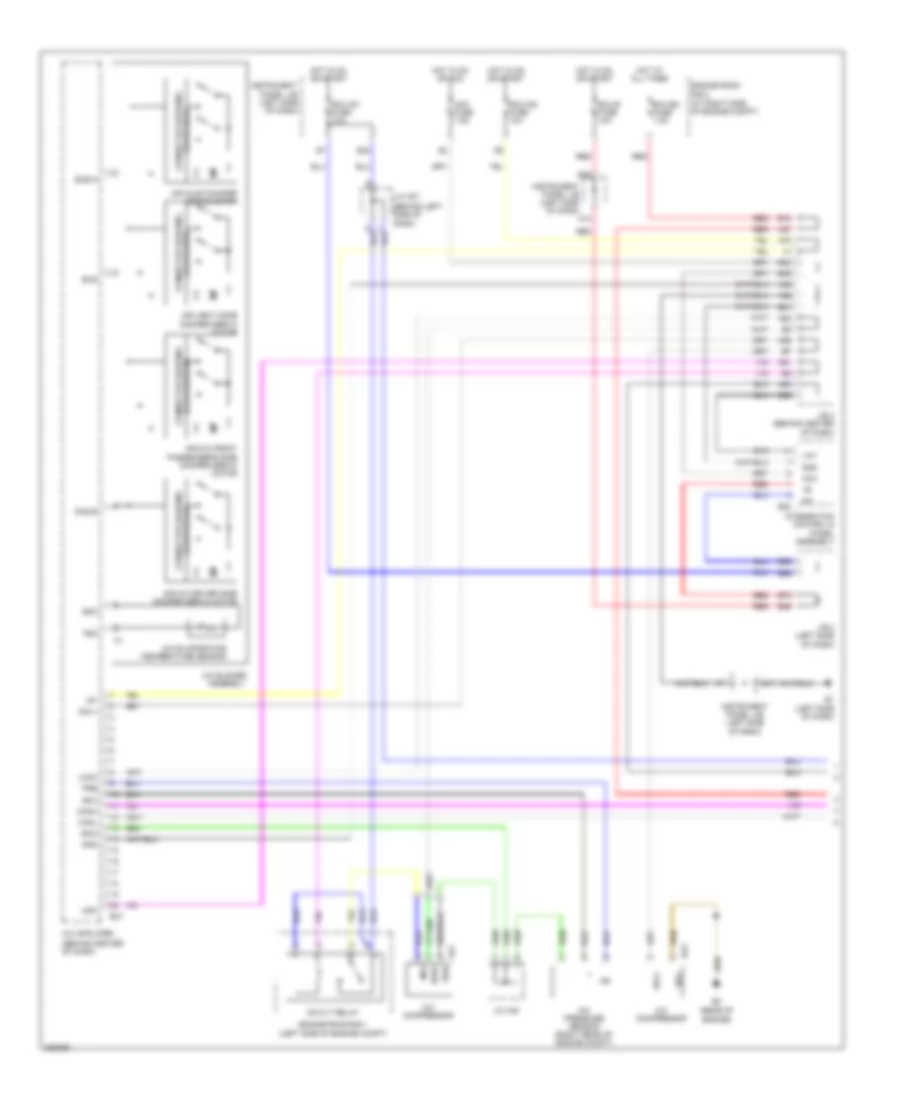 3.5L, Automatic AC Wiring Diagram (1 of 2) for Toyota RAV4 2006