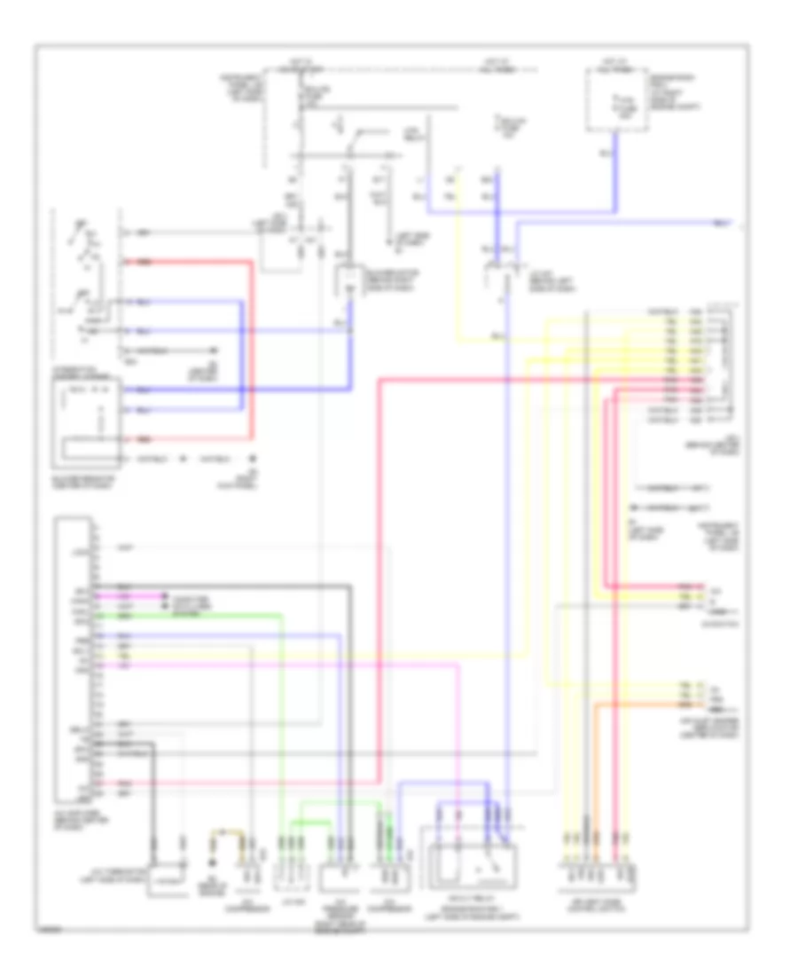 3.5L, Manual AC Wiring Diagram (1 of 2) for Toyota RAV4 2006