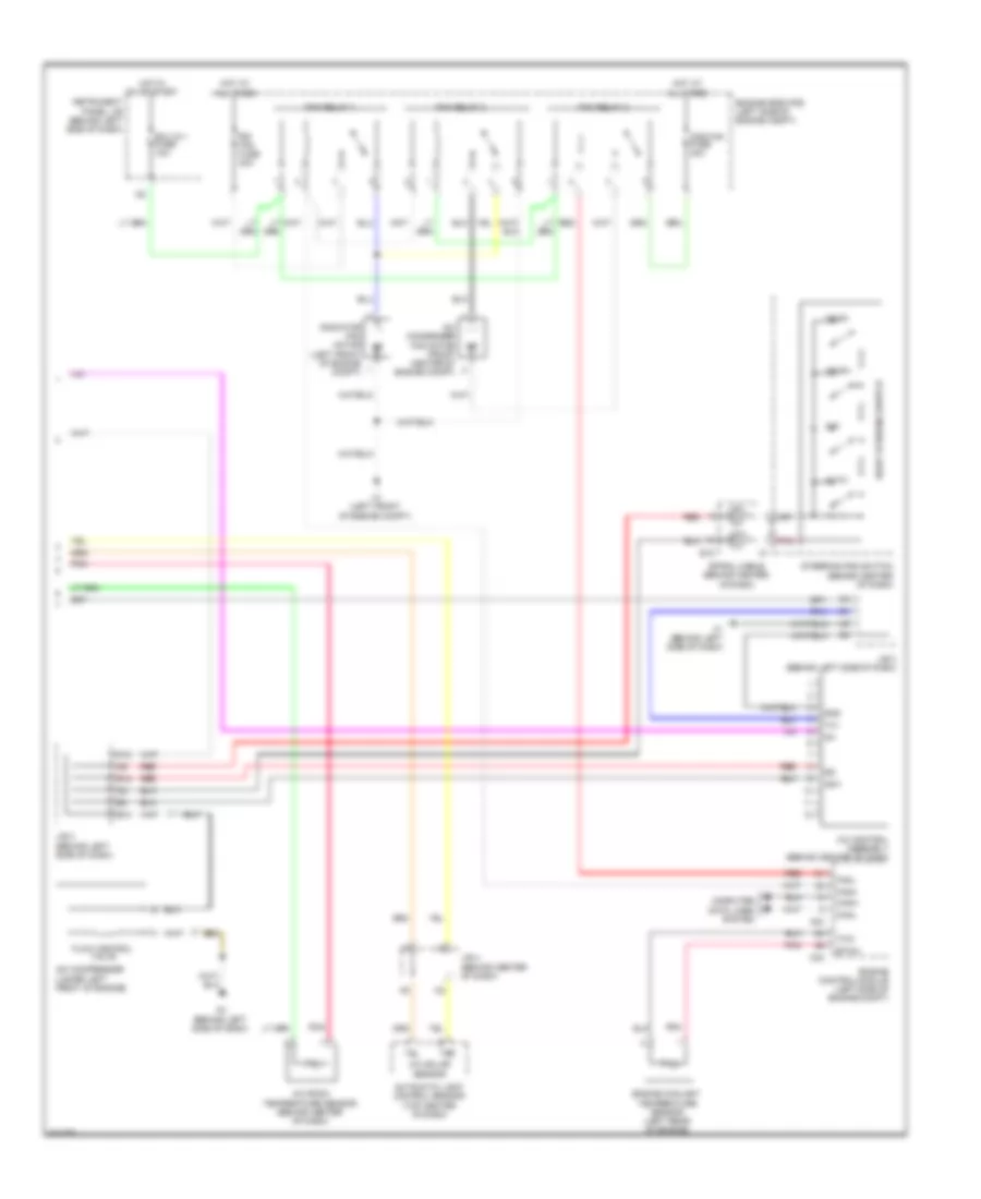 2 5L Automatic A C Wiring Diagram Except Hybrid 2 of 2 for Toyota Camry SE 2010