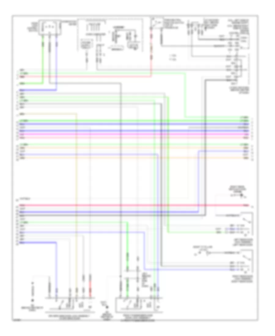 Forced Entry Wiring Diagram Except Hybrid with Smart Key System 2 of 4 for Toyota Camry SE 2010