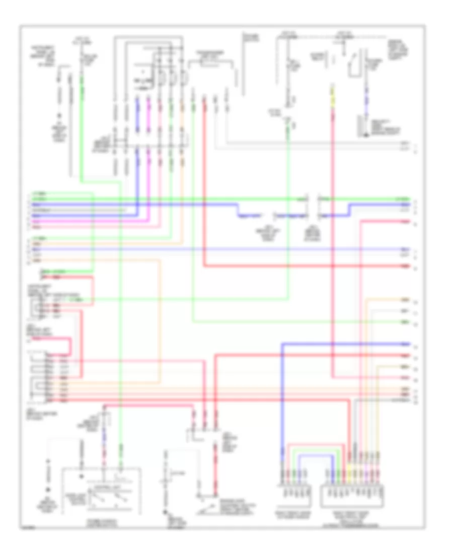 Forced Entry Wiring Diagram, Except Hybrid with Smart Key System (3 of 4) for Toyota Camry SE 2010