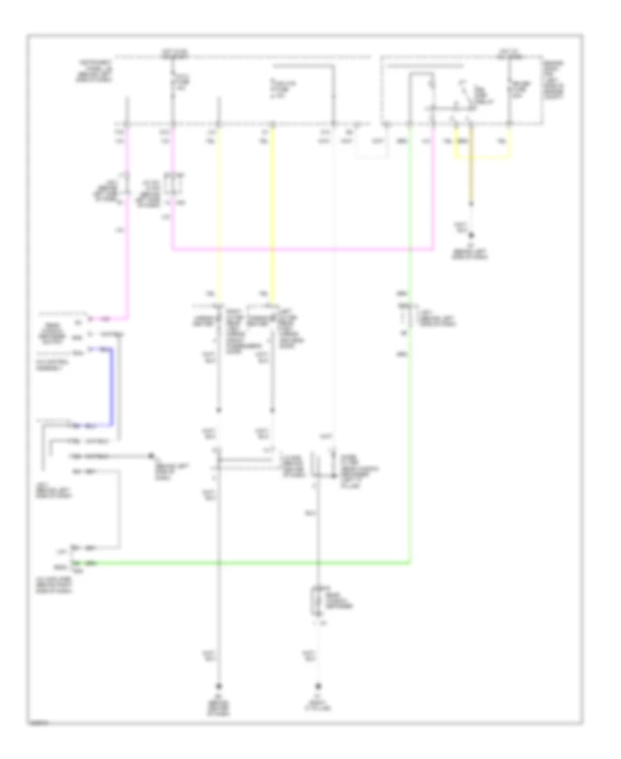 Defoggers Wiring Diagram, Hybrid for Toyota Camry SE 2010