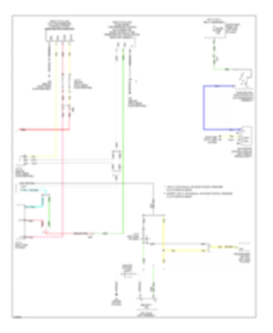 Power Door Locks Wiring Diagram, Except EV without Smart Key System (4 of 4) for Toyota RAV4 EV 2014