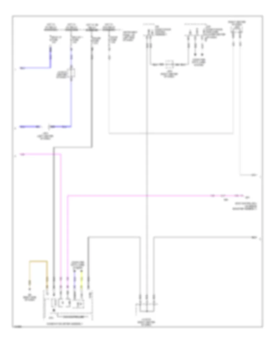 Radio Wiring Diagram EV 2 of 3 for Toyota RAV4 EV 2014