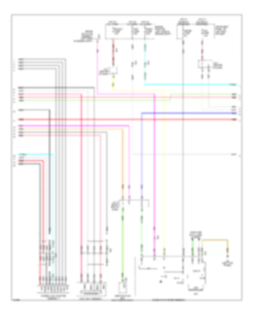 Radio Wiring Diagram Except EV with Separate Amplifier 2 of 3 for Toyota RAV4 EV 2014