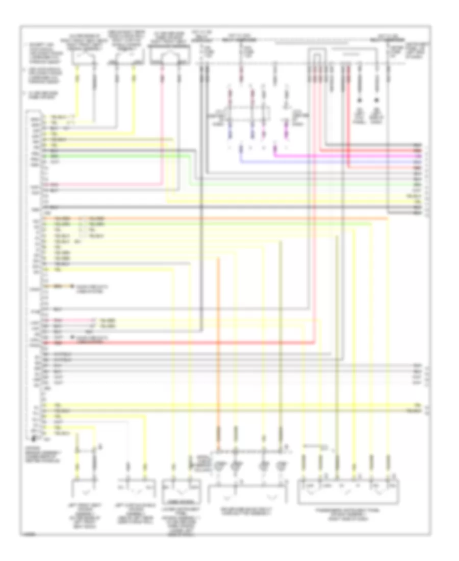 Supplemental Restraints Wiring Diagram Except EV 1 of 3 for Toyota RAV4 EV 2014